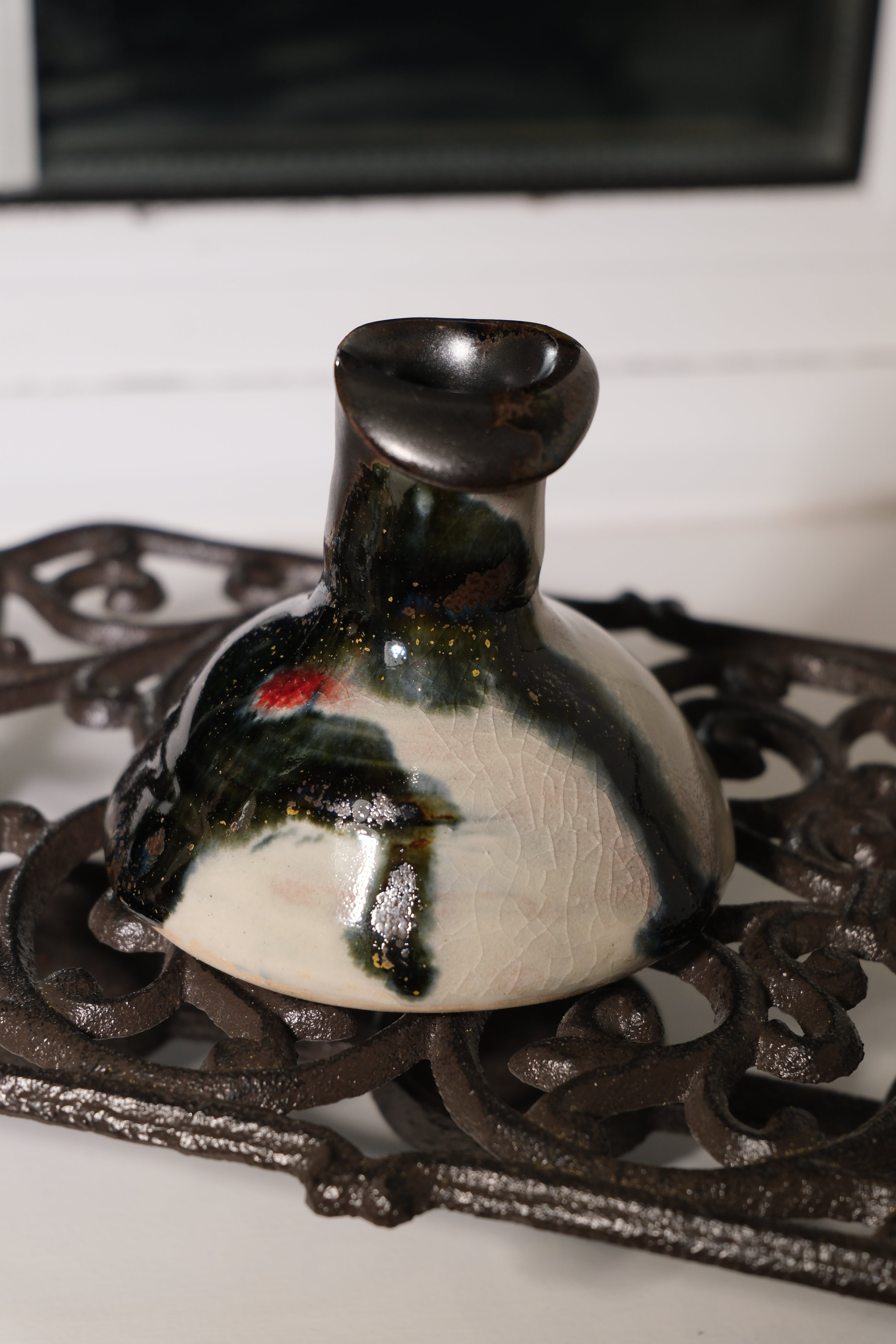Vase called “Black Sesame Tofufa”