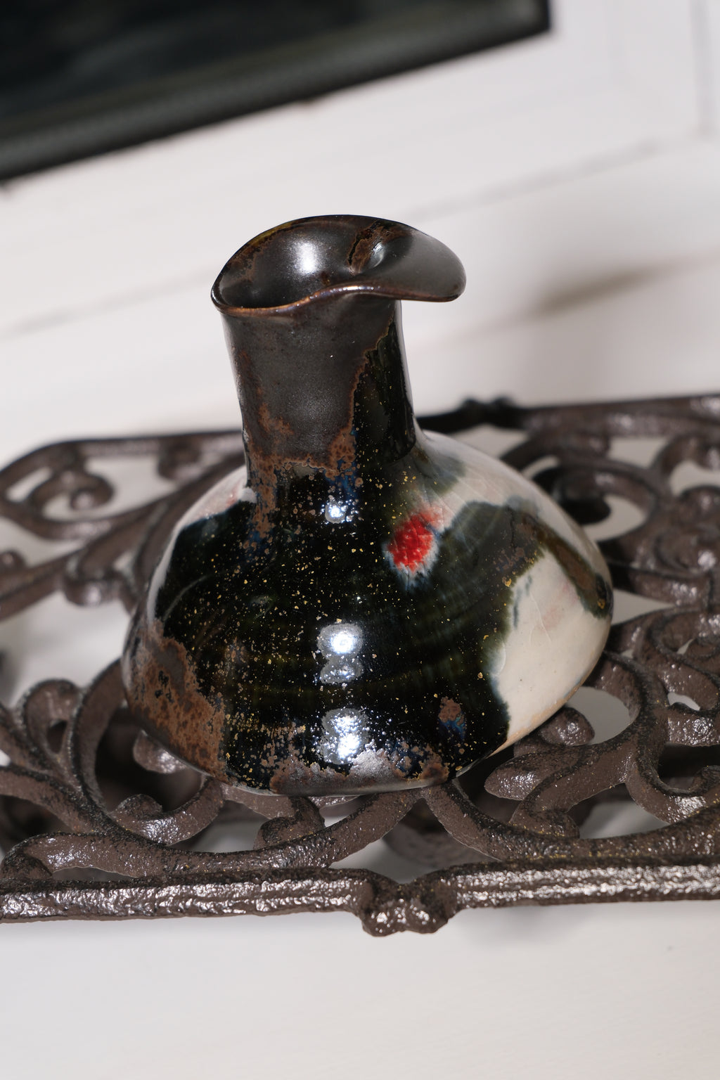 Vase called “Black Sesame Tofufa”