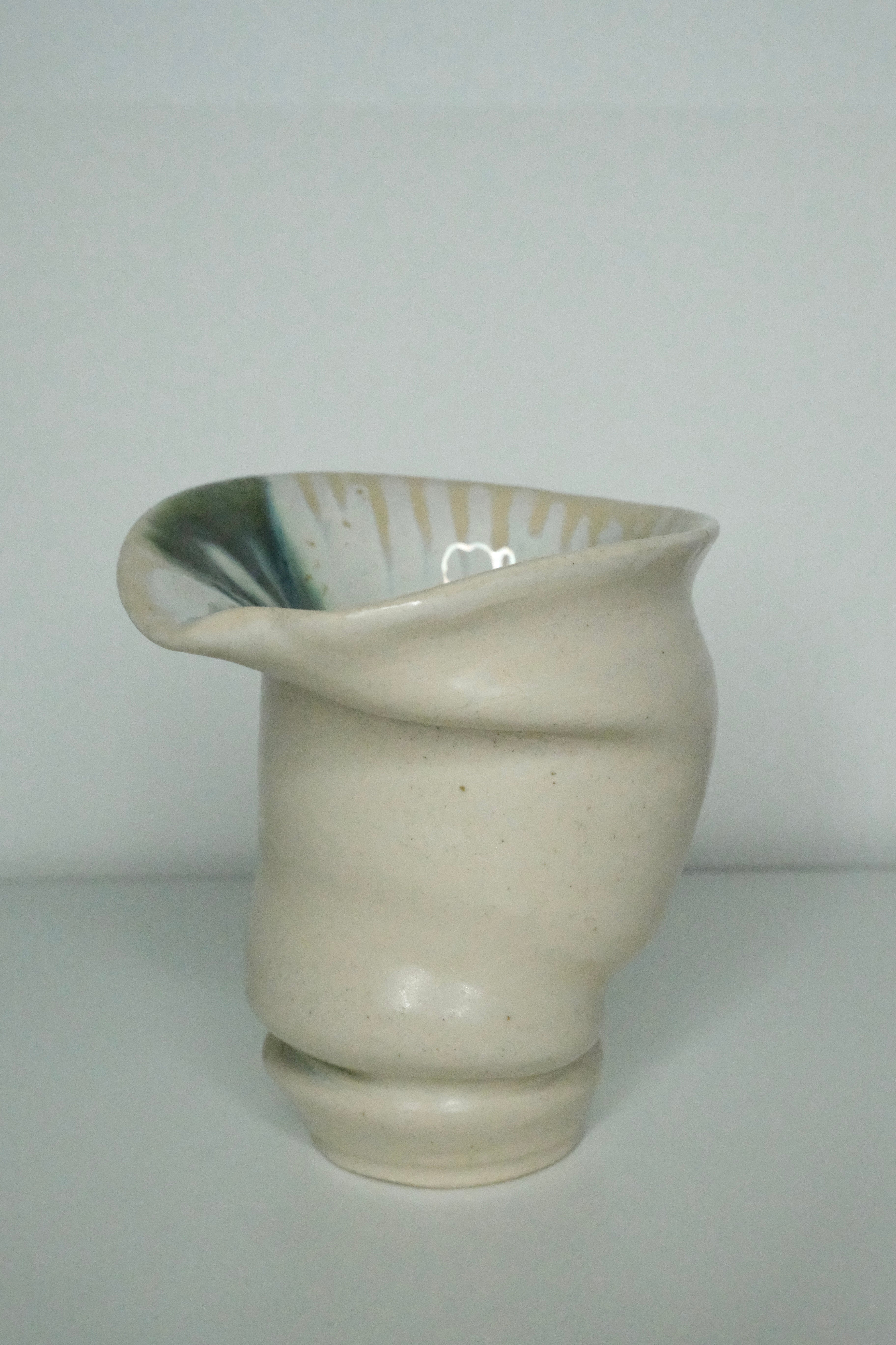 Little vase called “snail on my face”