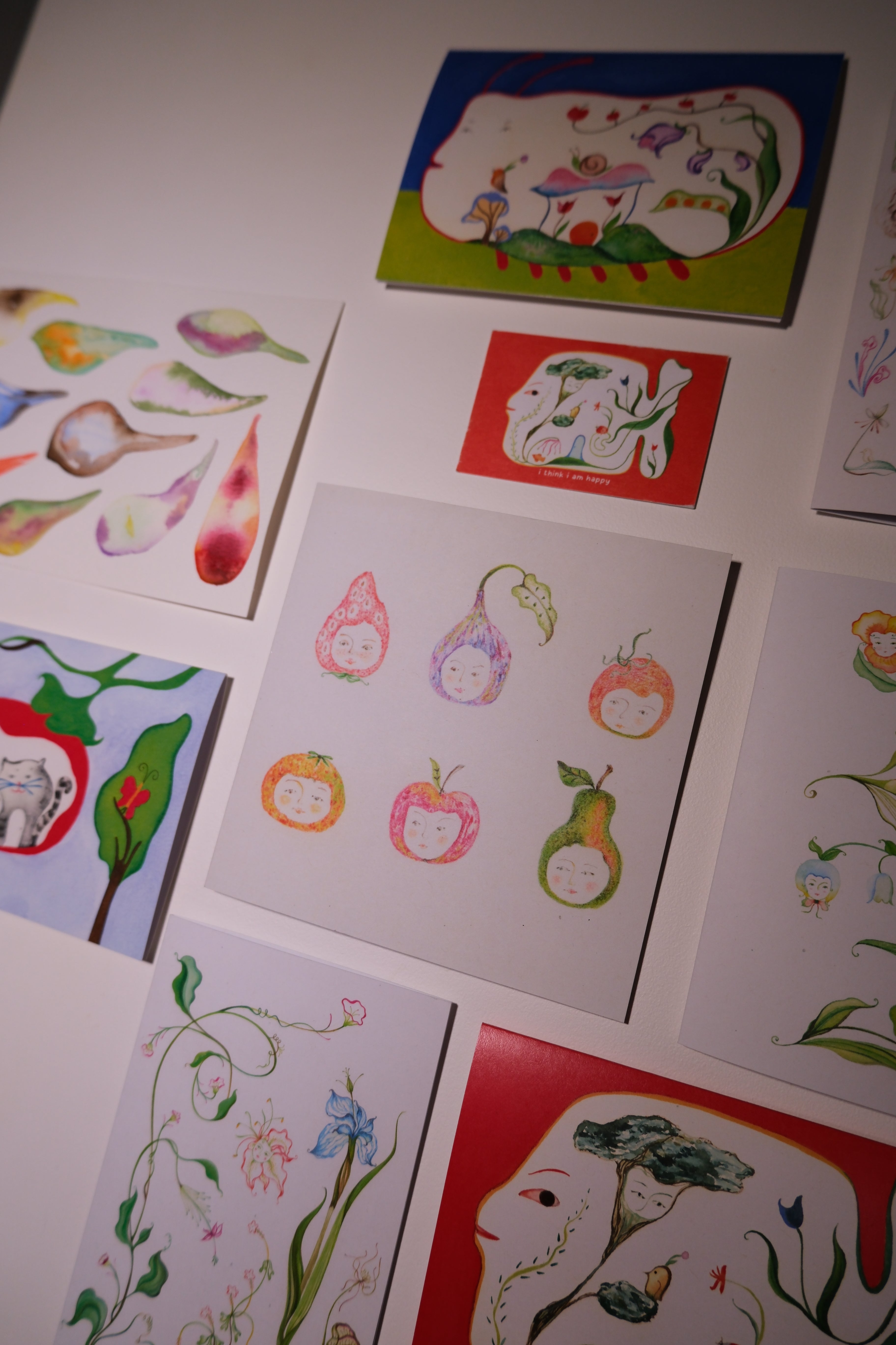 Lovely fruit head - Greeting card