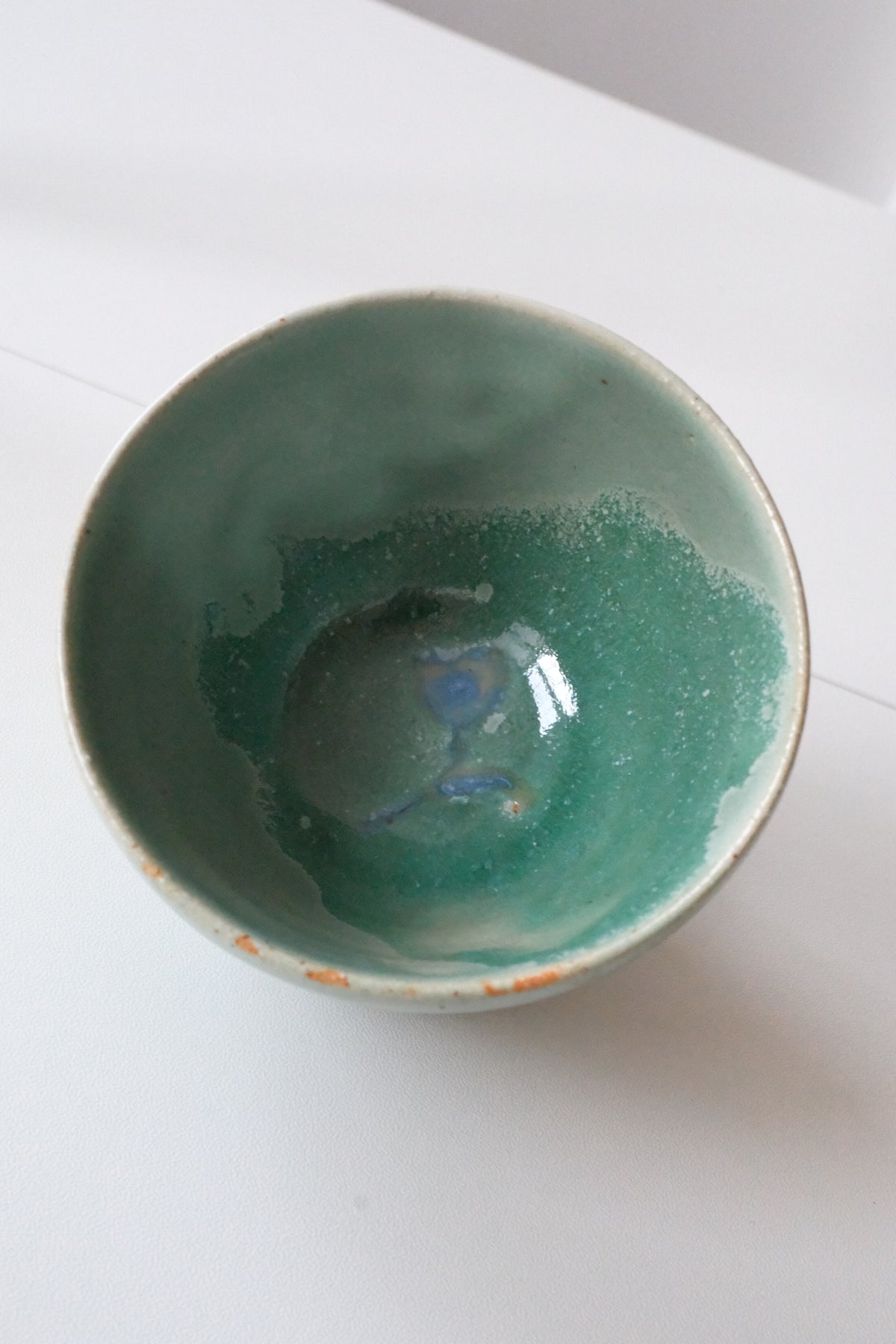 Cup called “coffee flower with blue eyes”