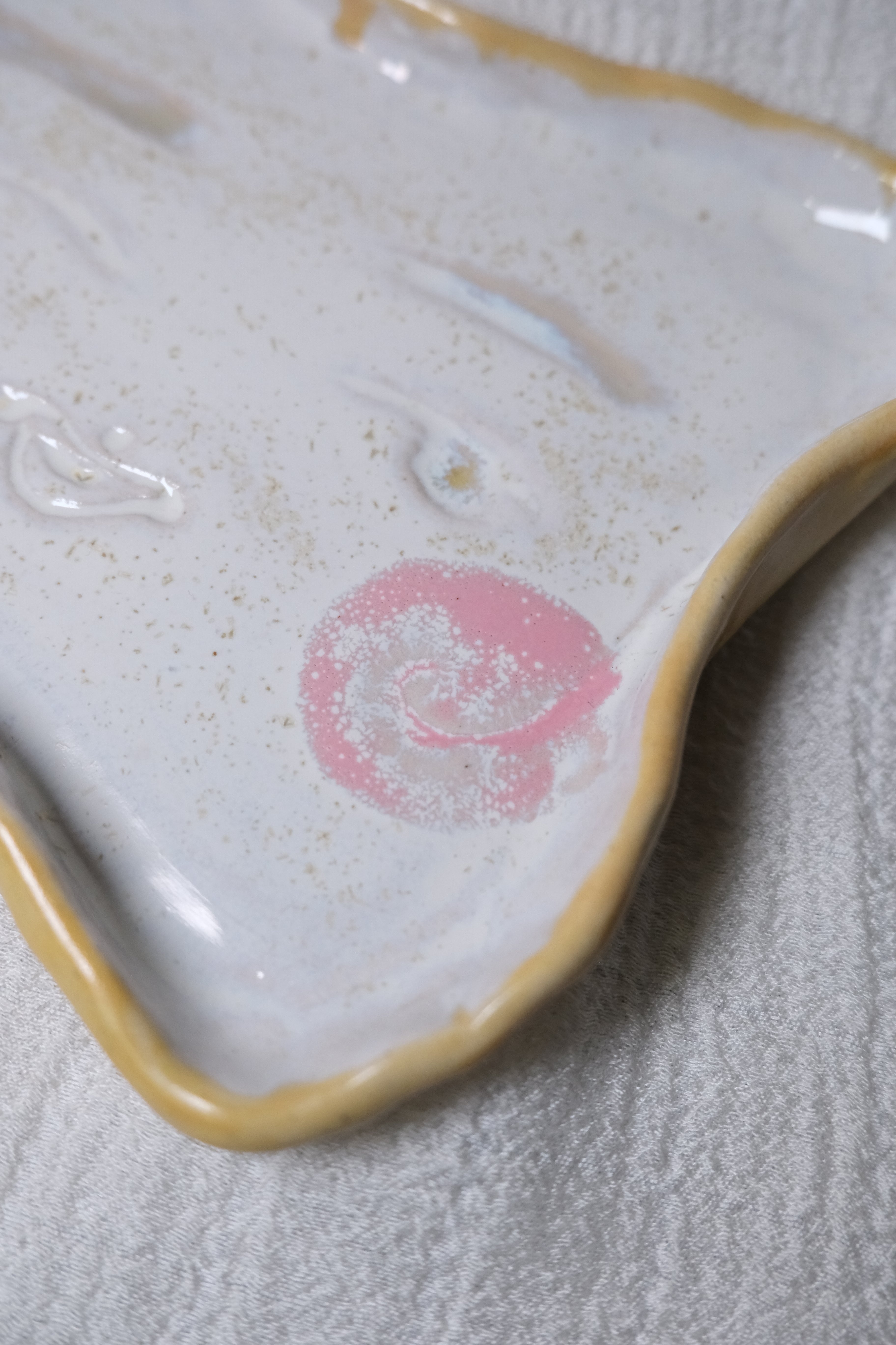 Plate called “grandma smiling”