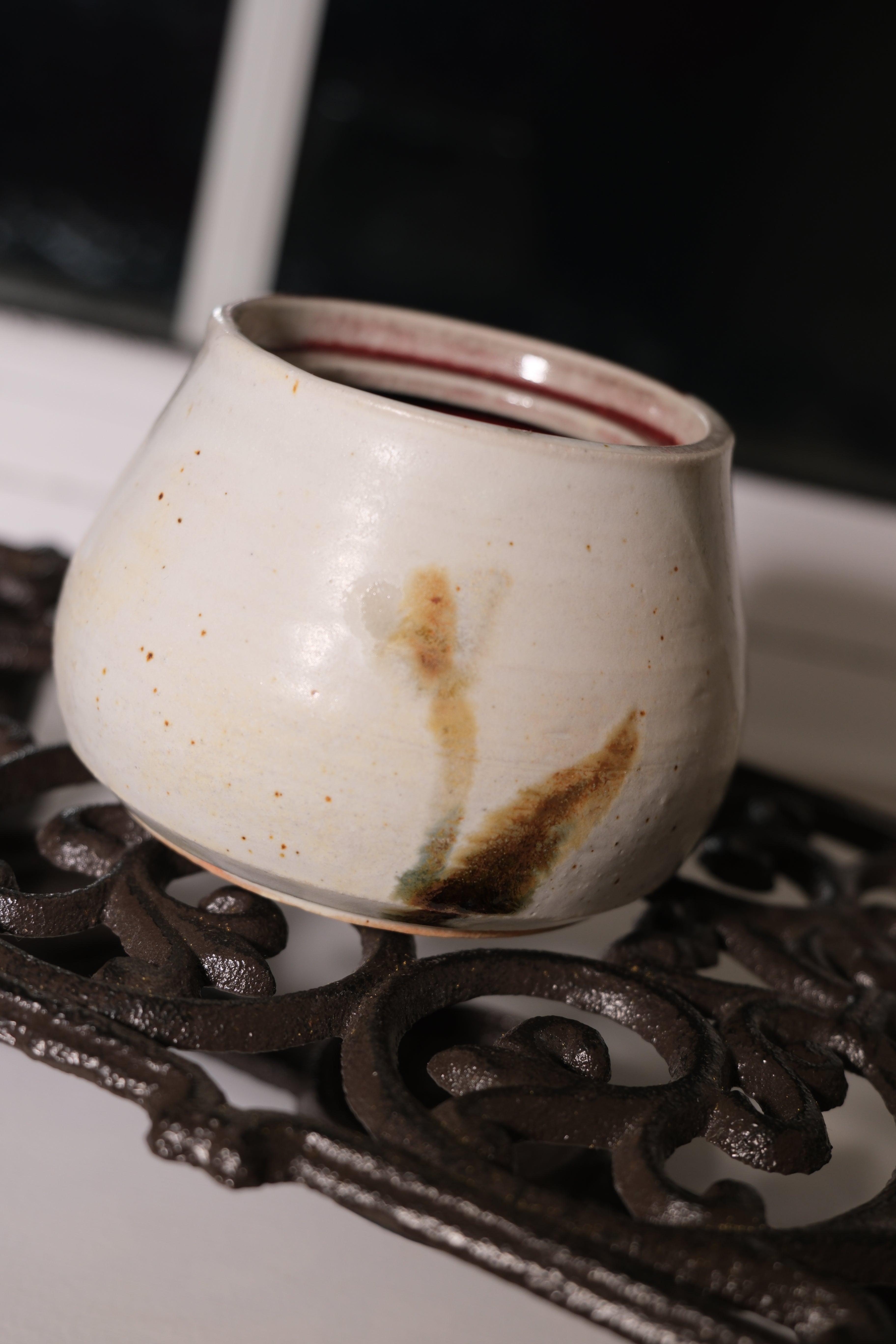 Nice little pot called “Happy new Year Happy birthday Happy Anniversary”