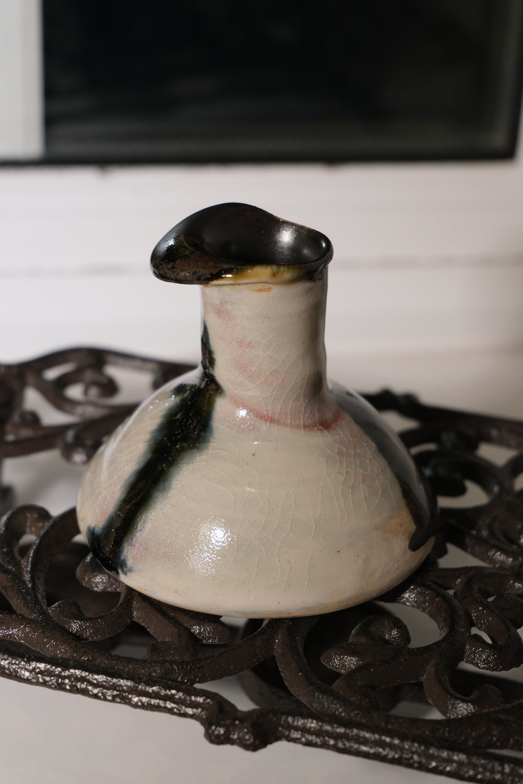 Vase called “Black Sesame Tofufa”