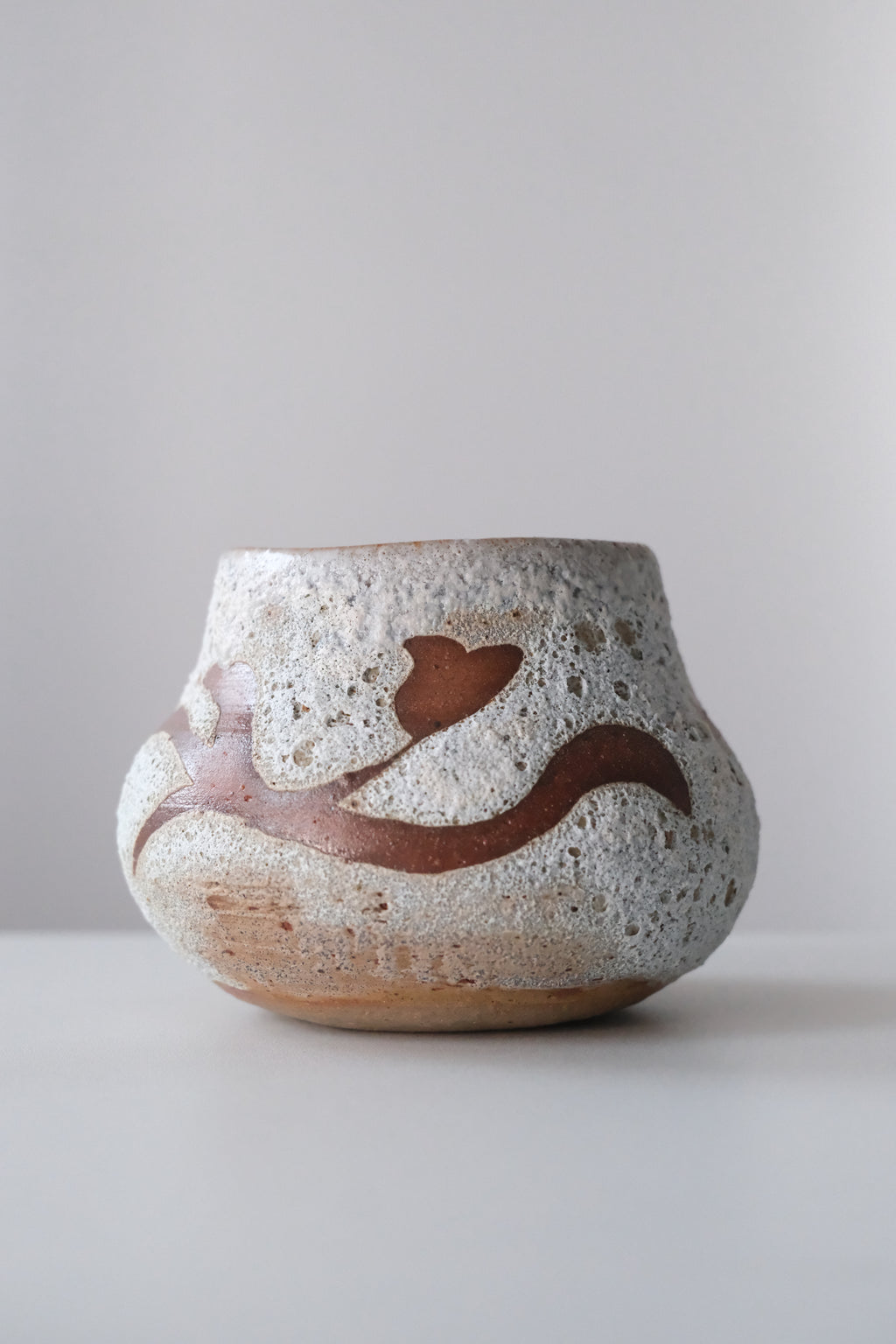 Pot called “lava latte”