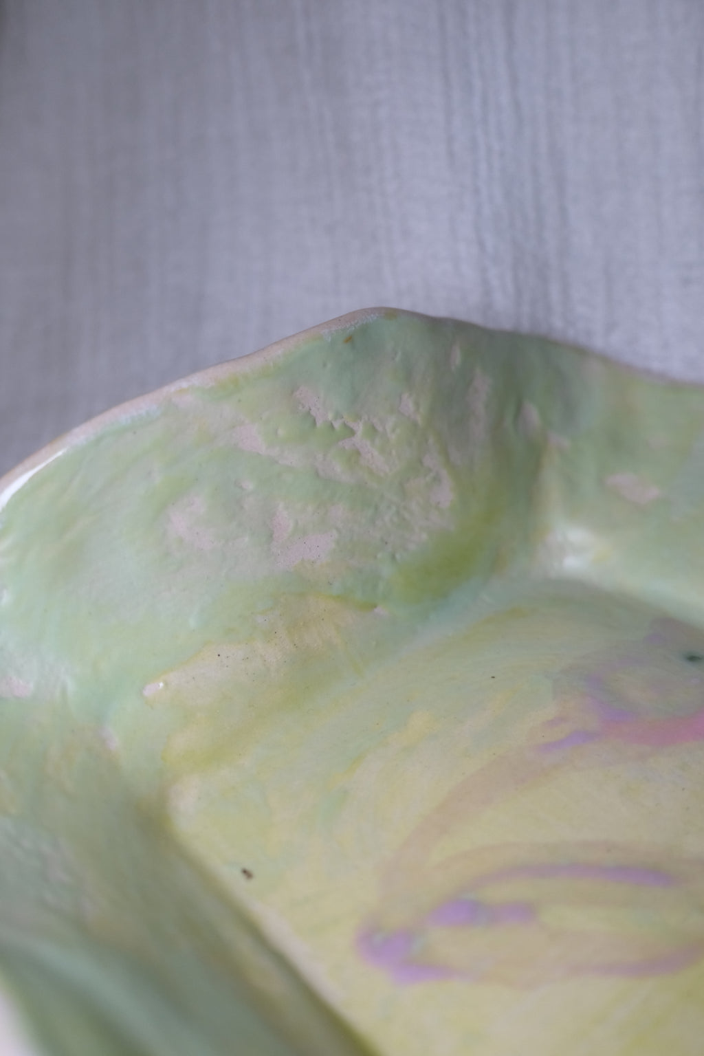 Square plate called “invisible spring time”