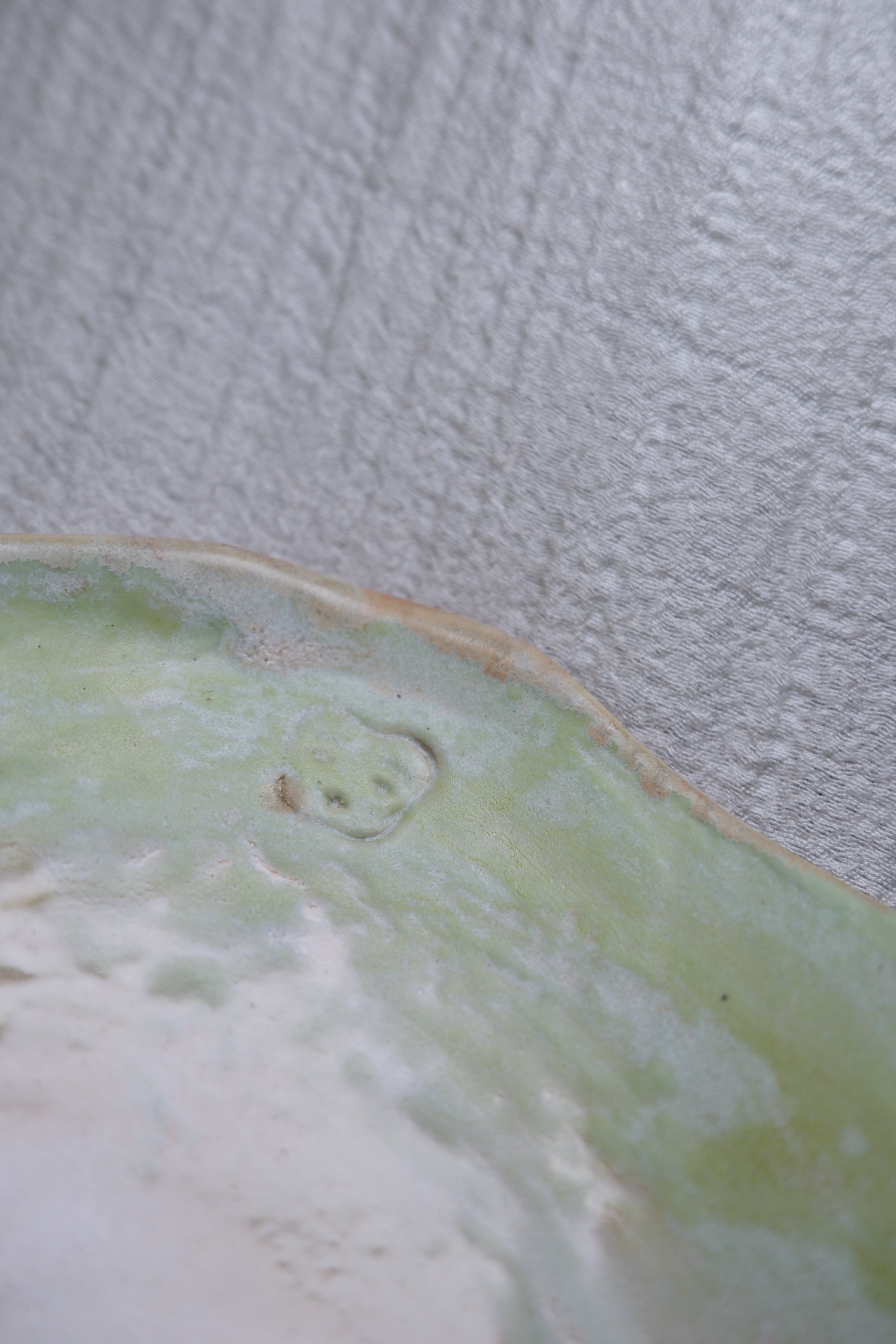 Plate called “inside of apple”