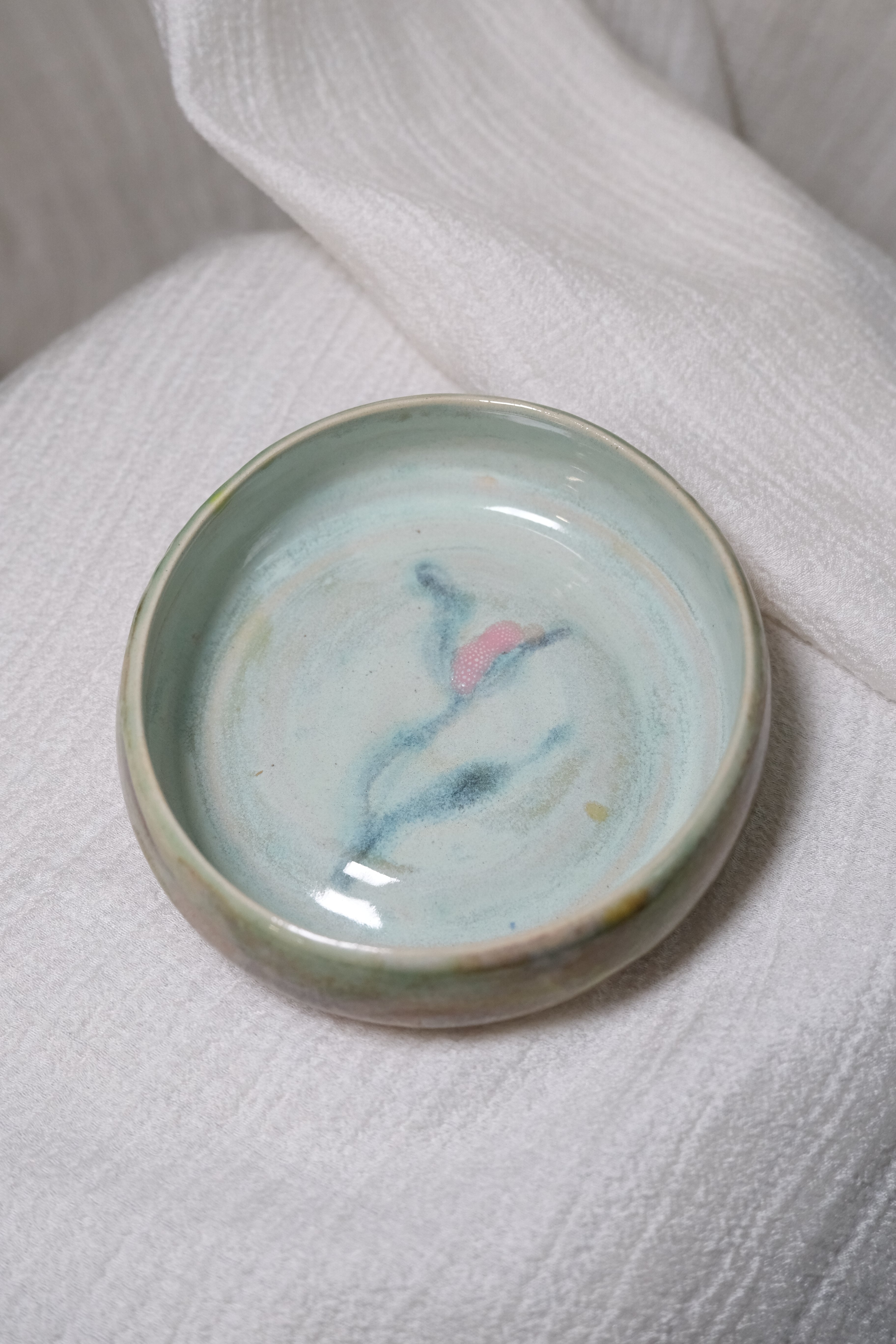 Plate called “heat wave with fan”