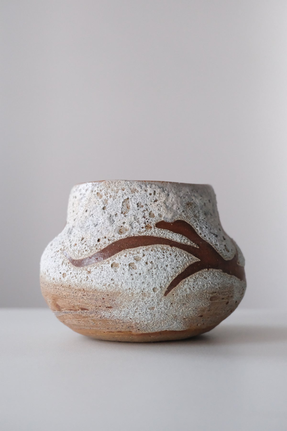 Pot called “lava latte”