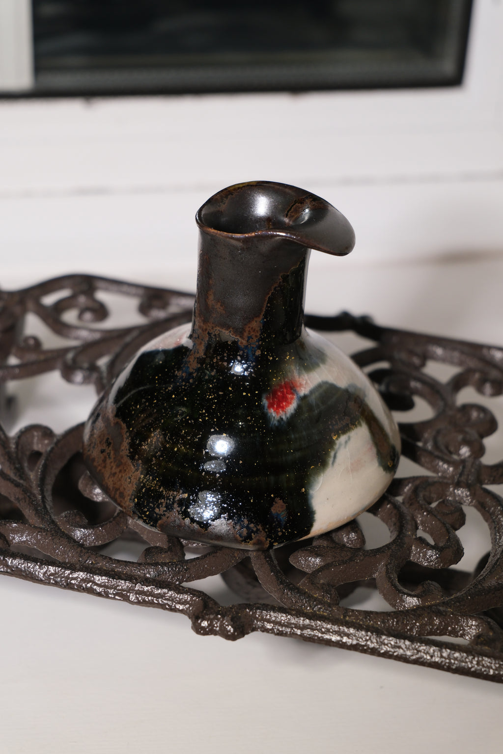Vase called “Black Sesame Tofufa”