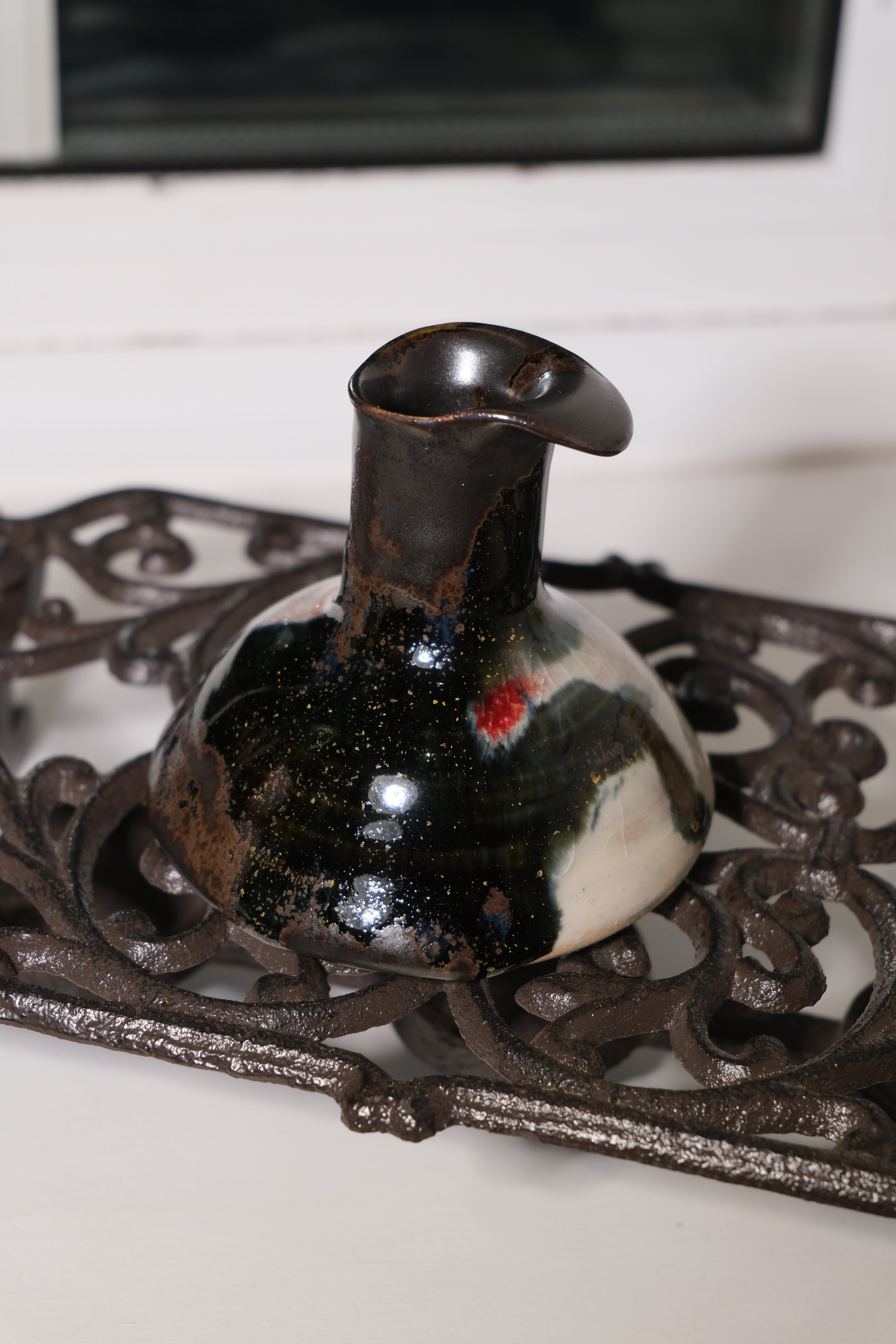 Vase called “Black Sesame Tofufa”