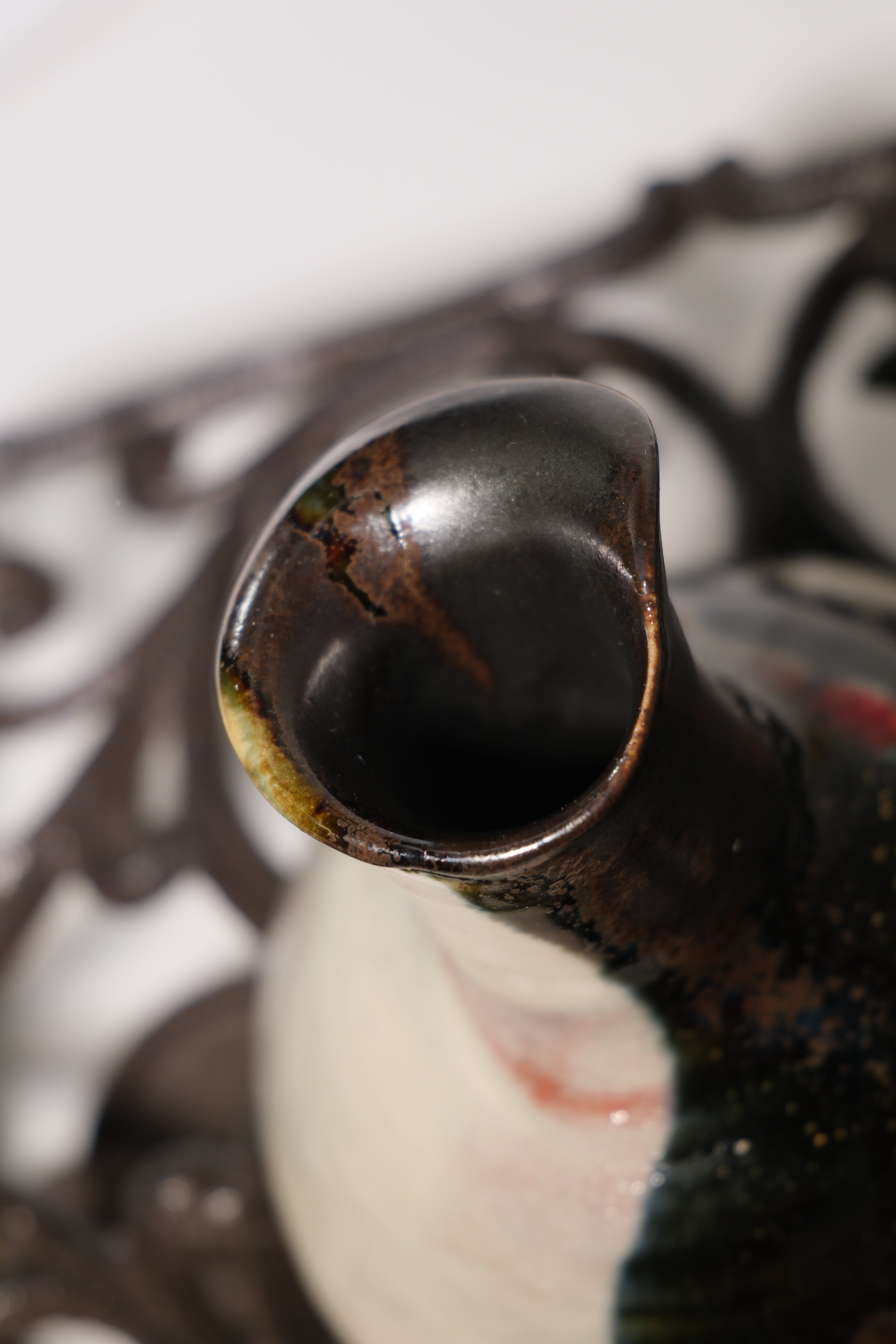 Vase called “Black Sesame Tofufa”