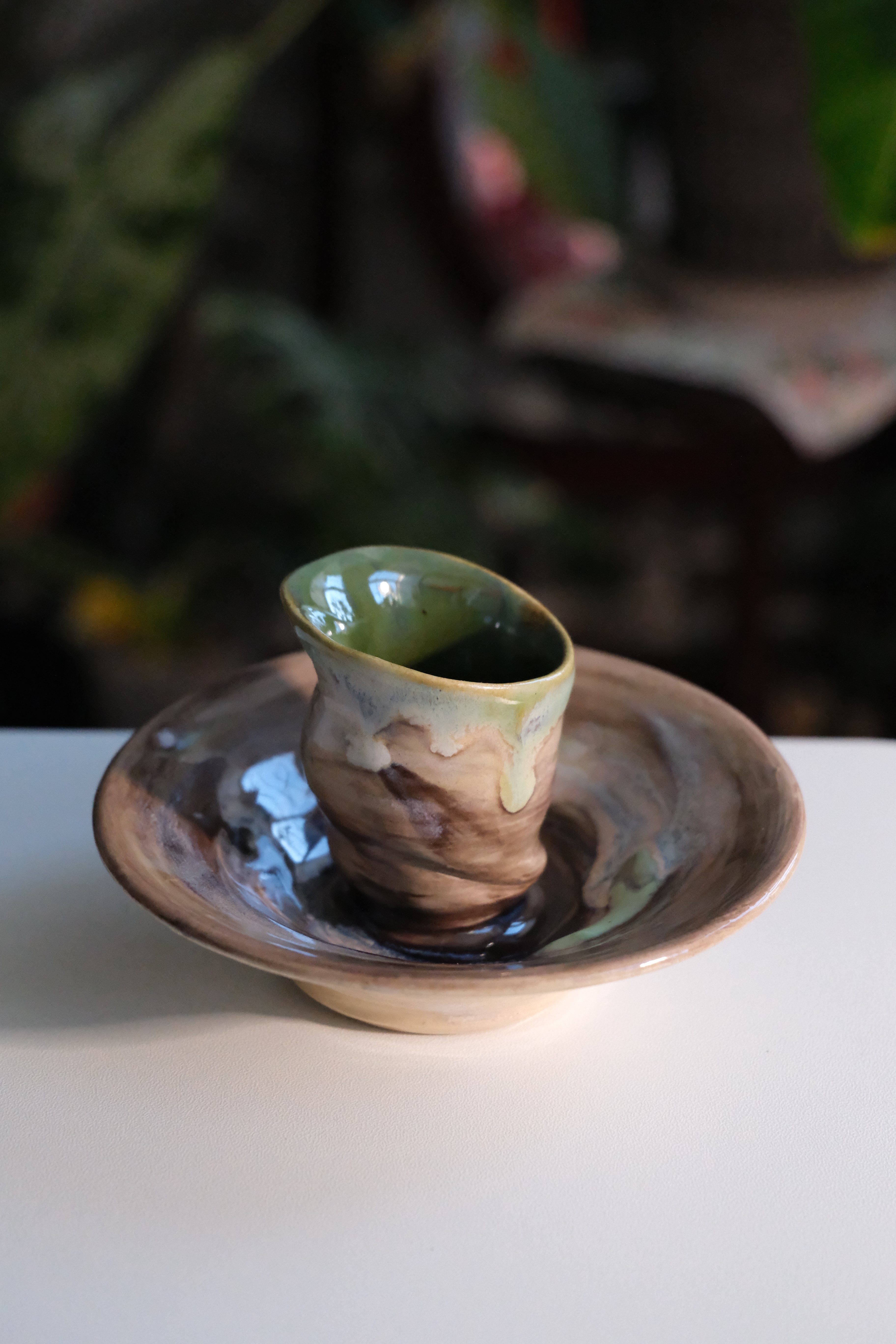Cute holder called “winter green”