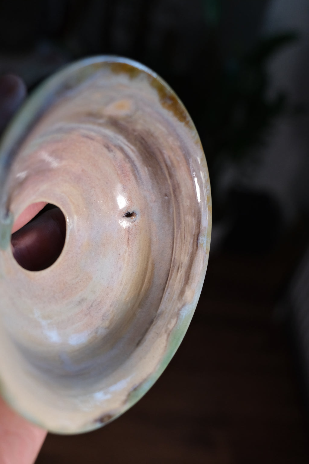 Hollow pot called “i love the drip”