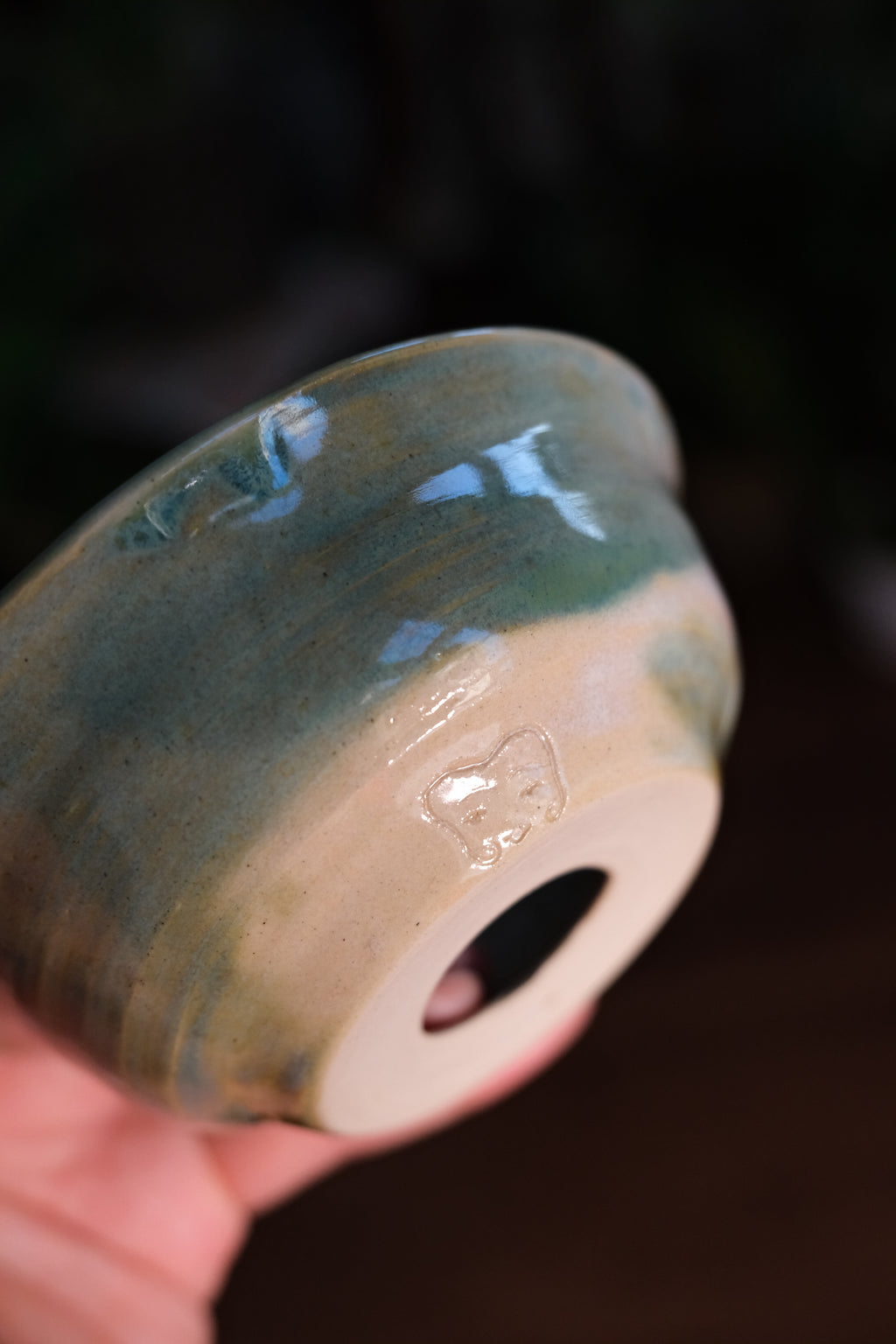 Hollow pot called “i love the drip”