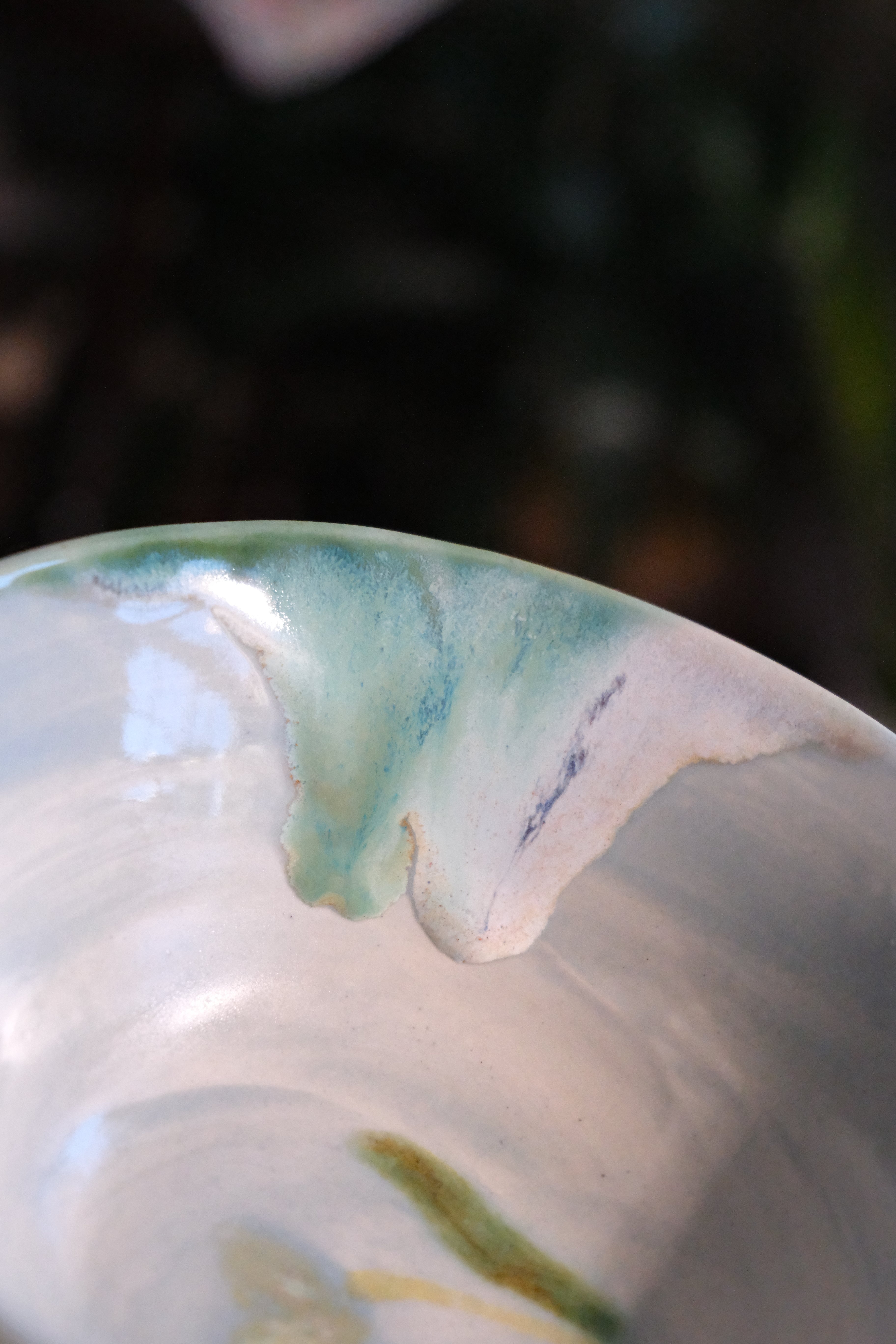Bowl called “lovely melting mint white chocolate”