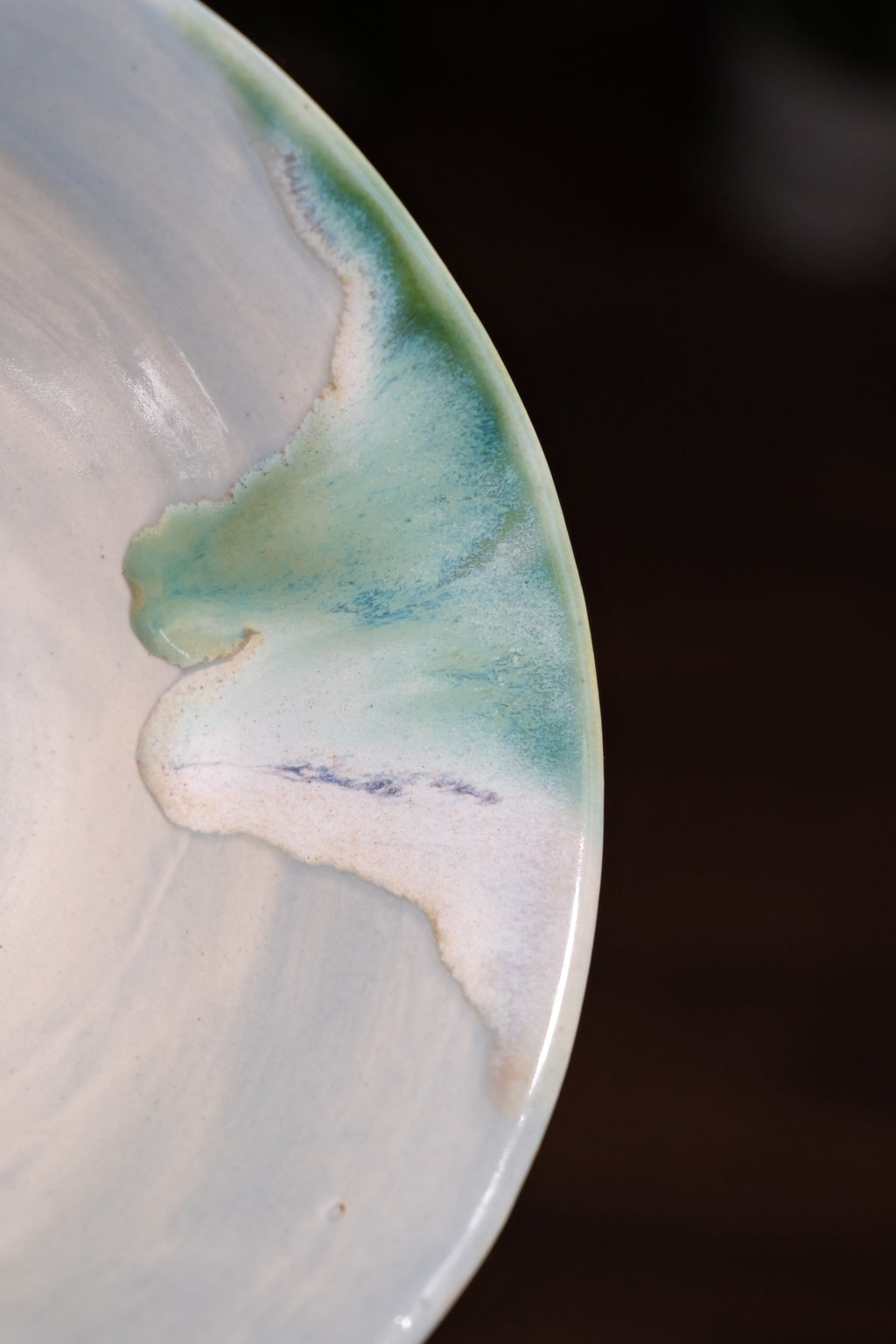 Bowl called “lovely melting mint white chocolate”
