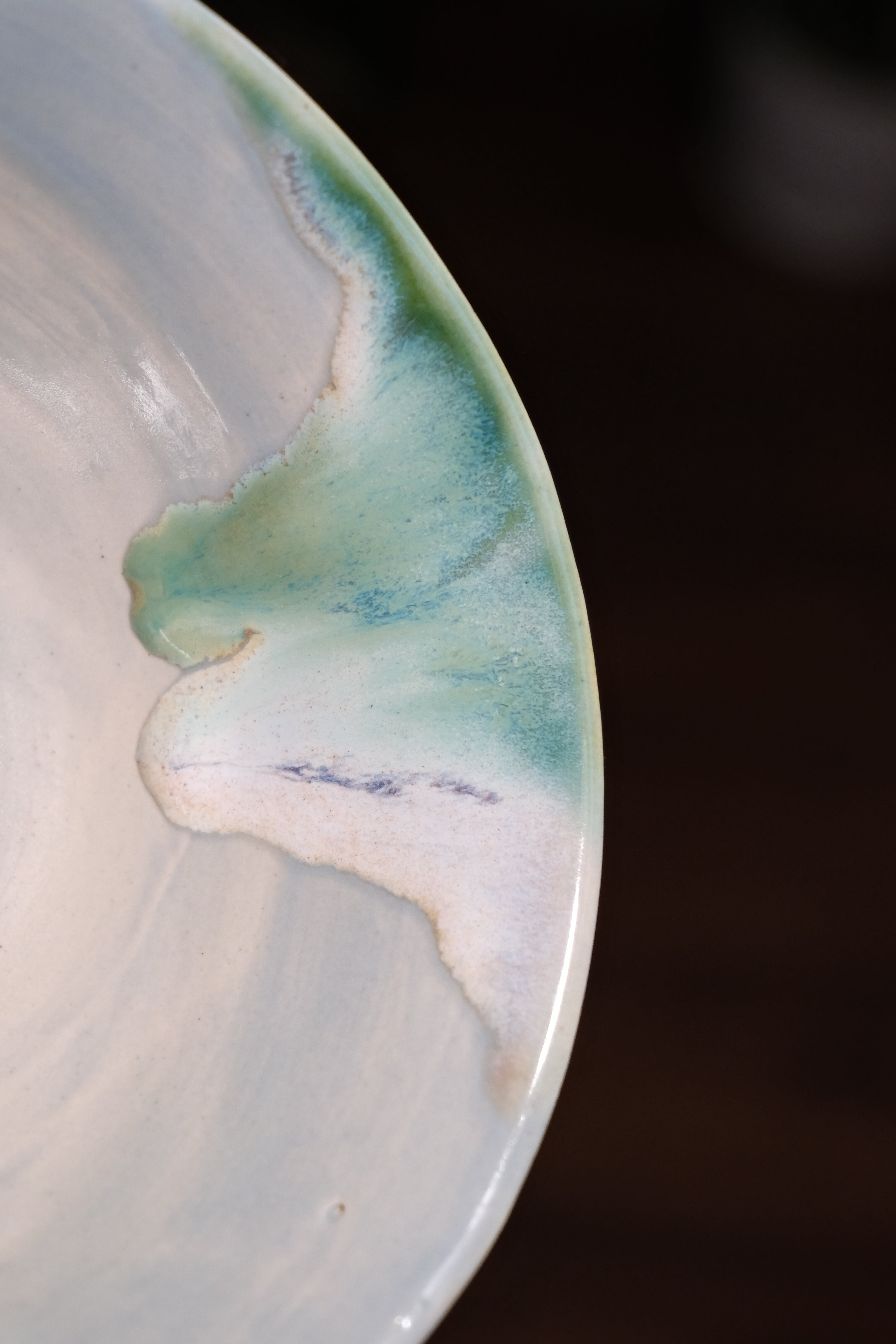 Bowl called “lovely melting mint white chocolate”