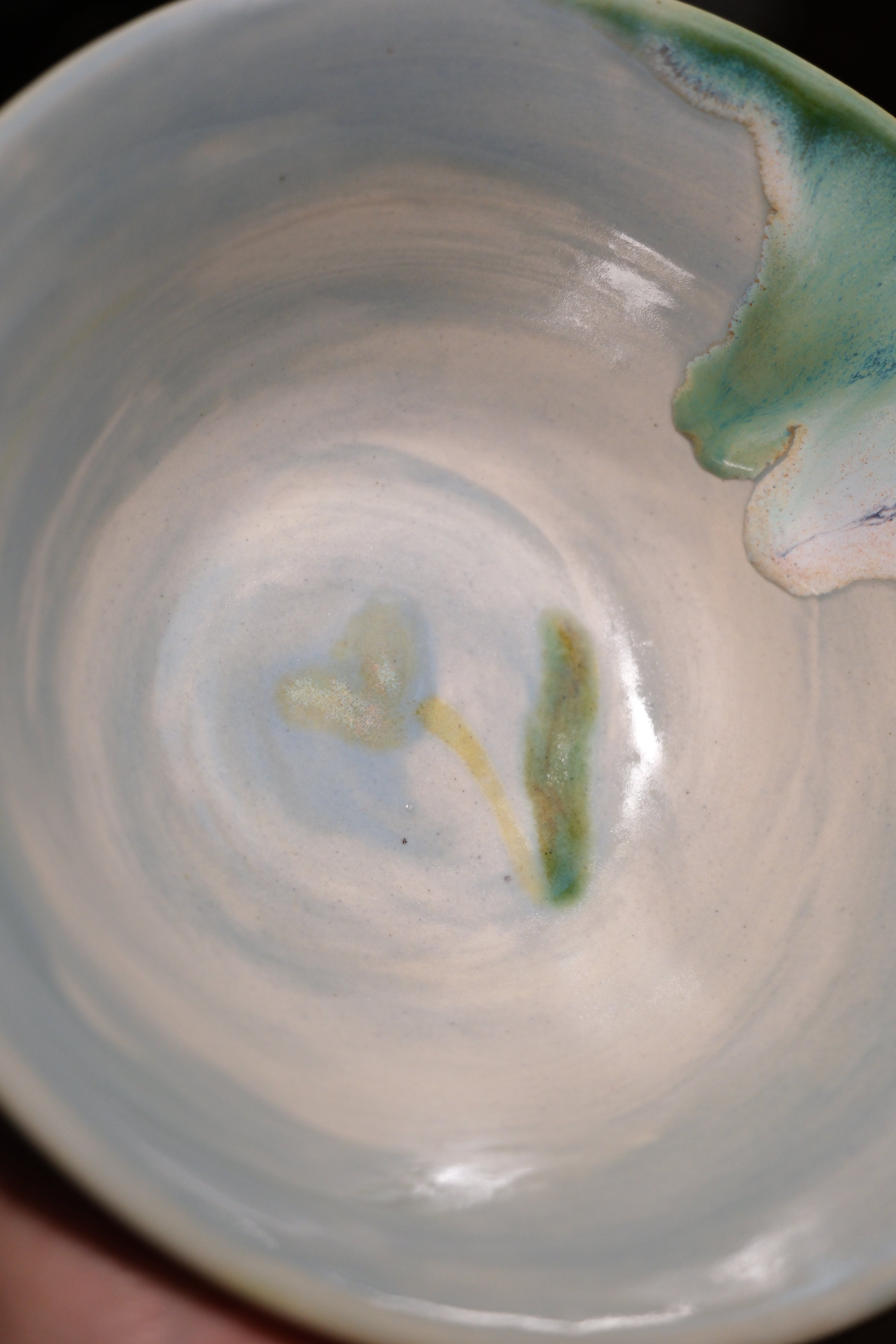 Bowl called “lovely melting mint white chocolate”