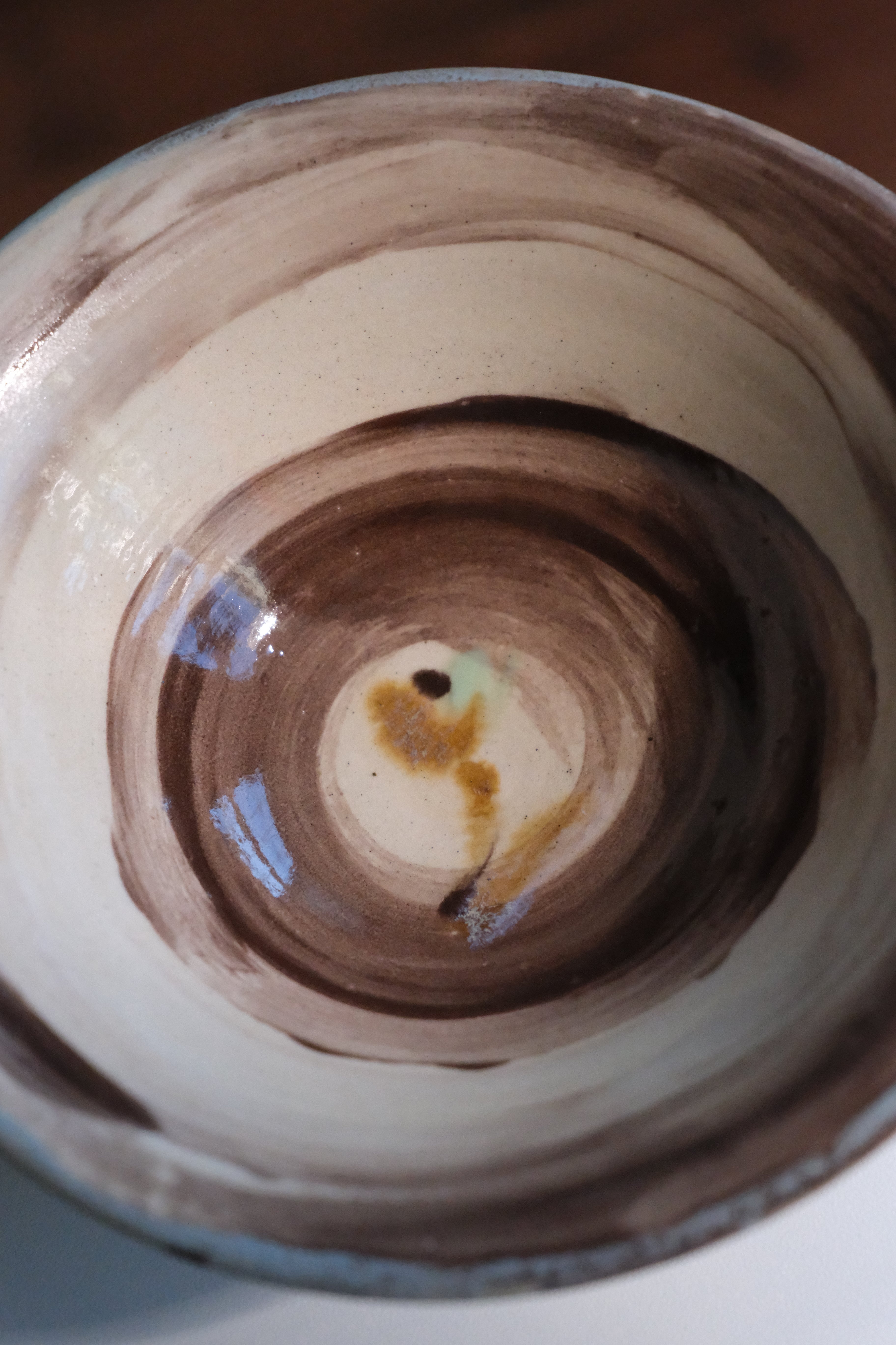 Bowl called “spinning chocolate”