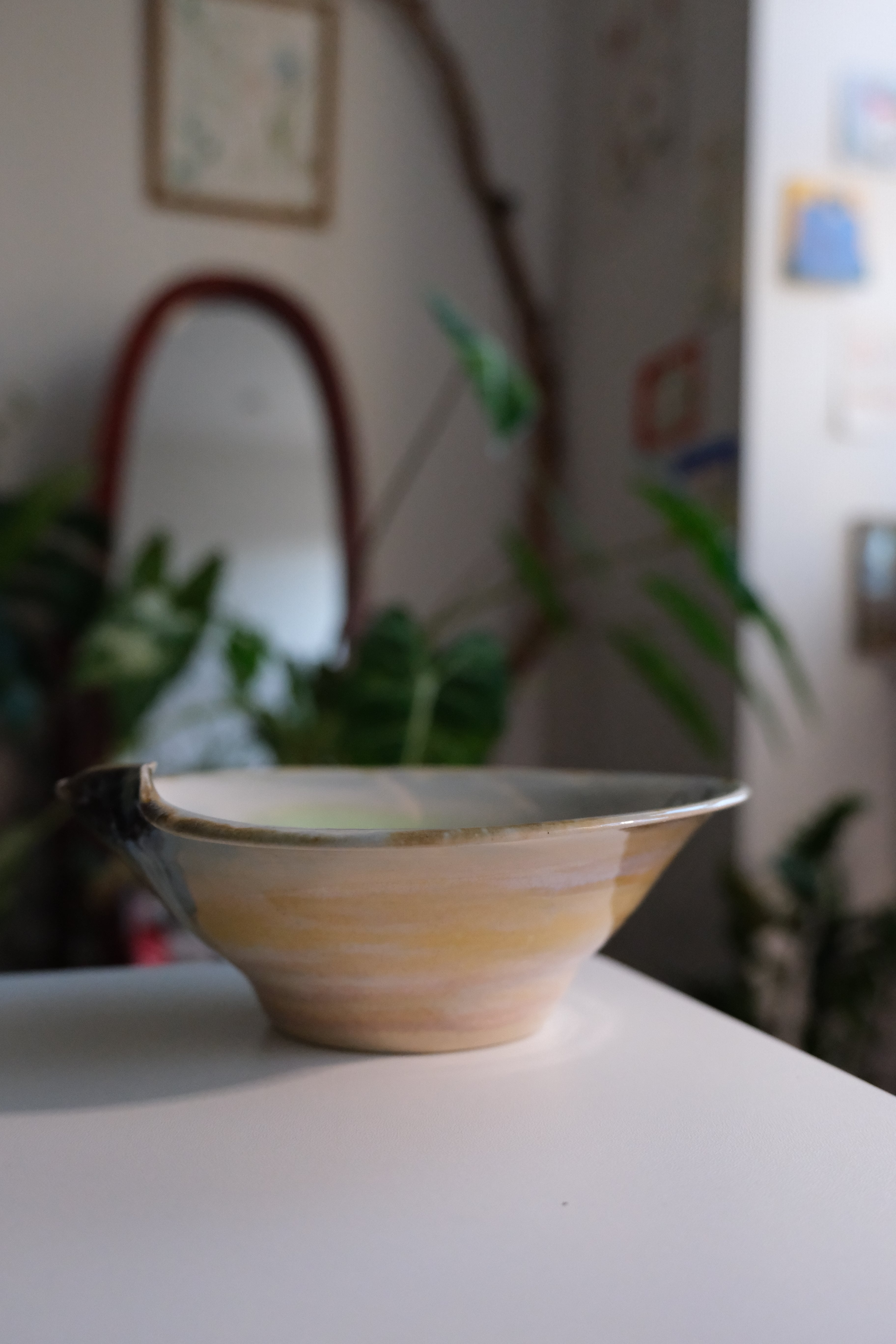 Noodles bowl call “fresh from the air”
