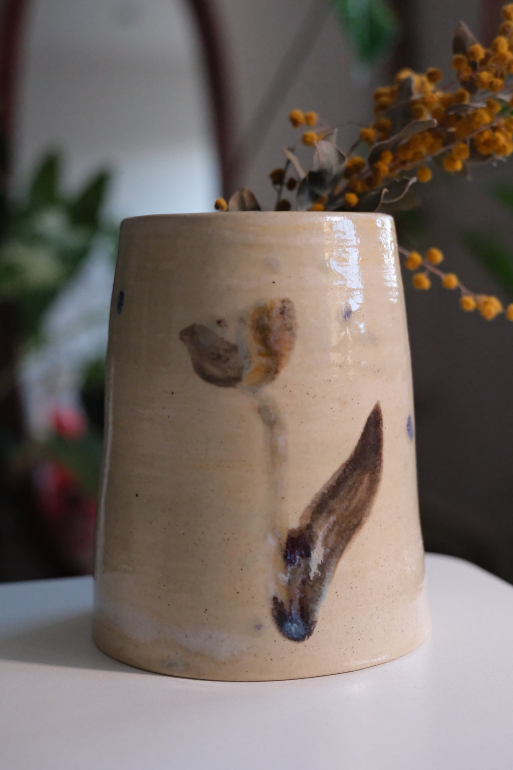 Vase called “Inner green”