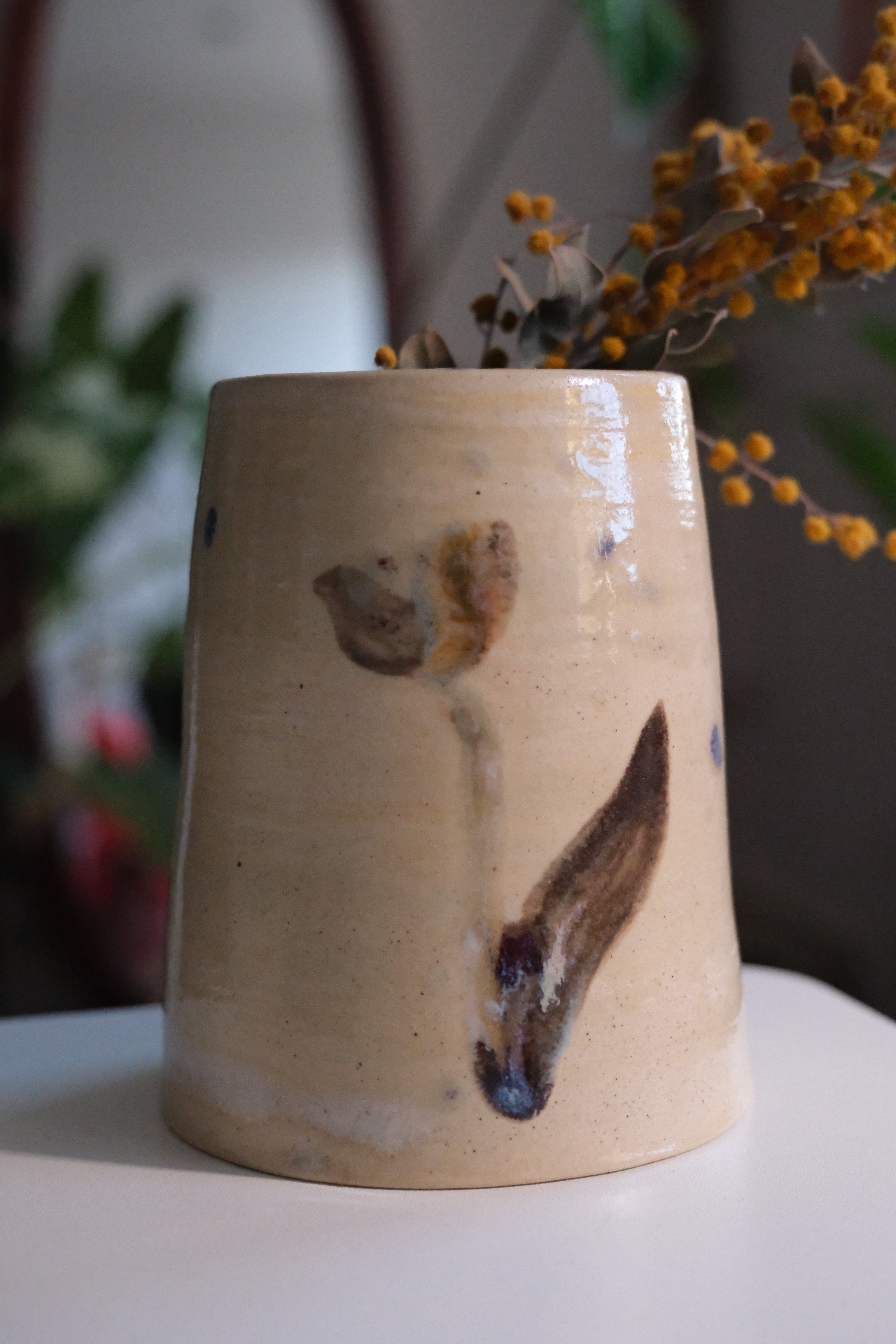 Vase called “Inner green”