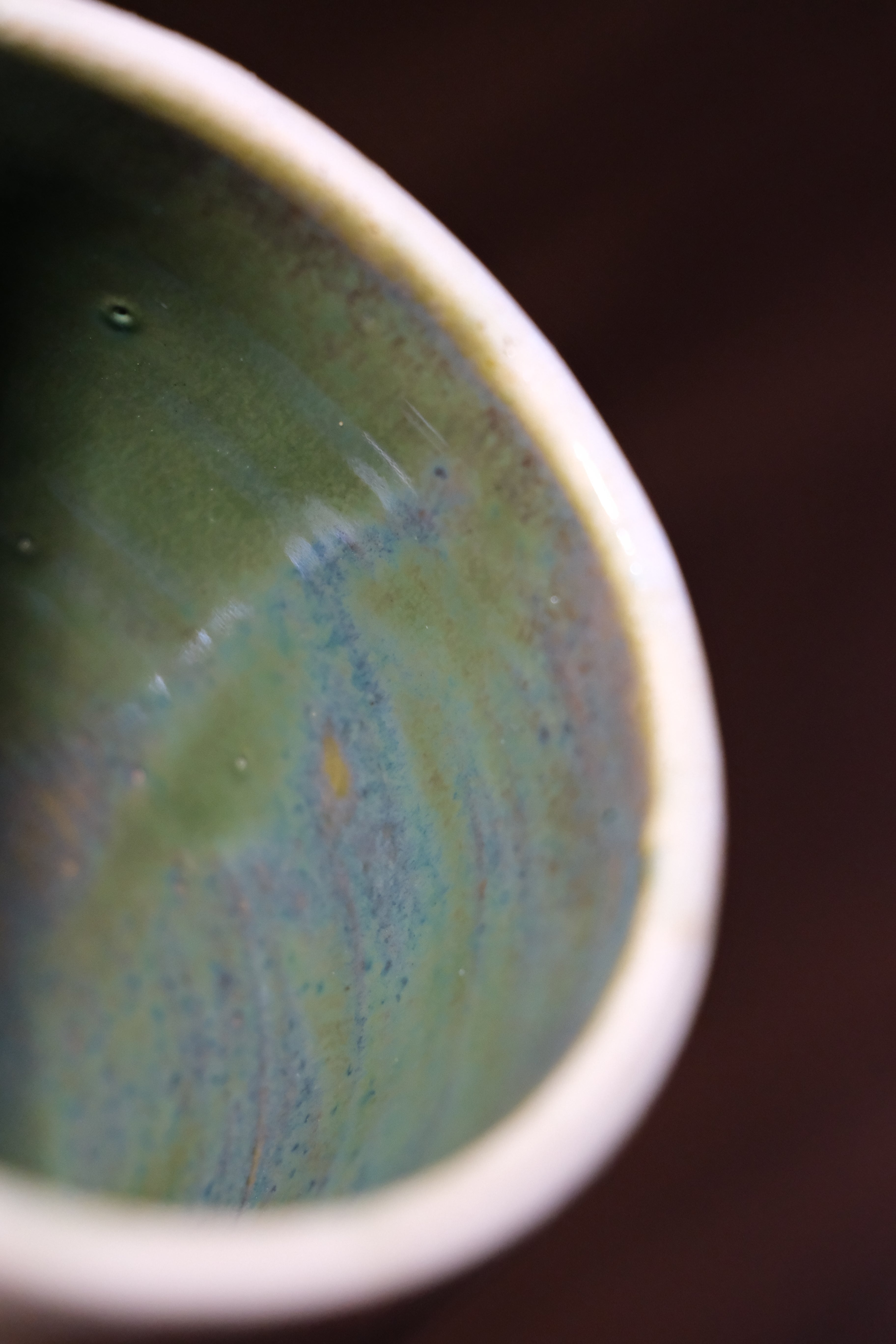 Vase called “Inner green”