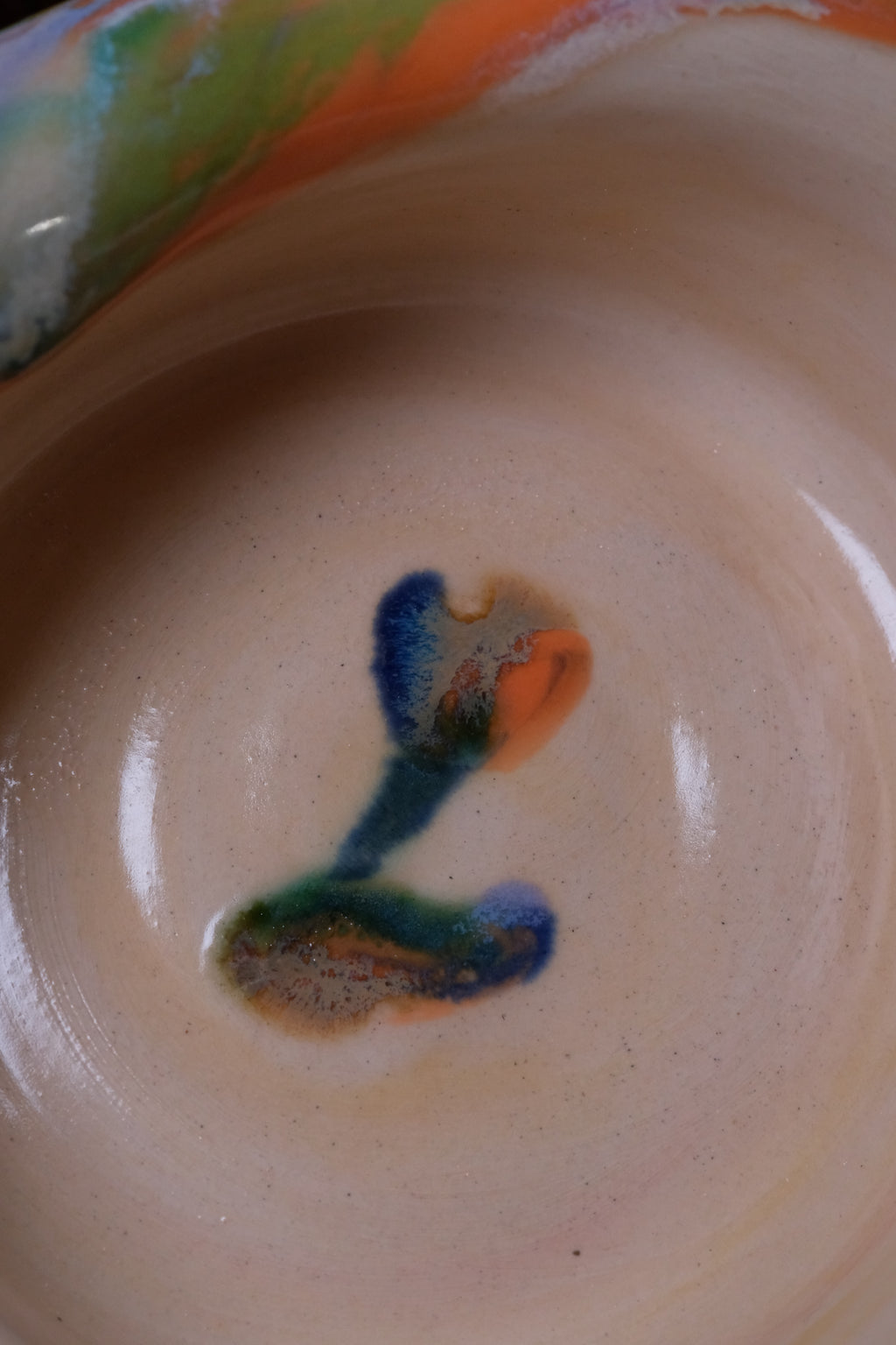 Small bowl called “my favourite flavour of ice cream is pistachio and rum”
