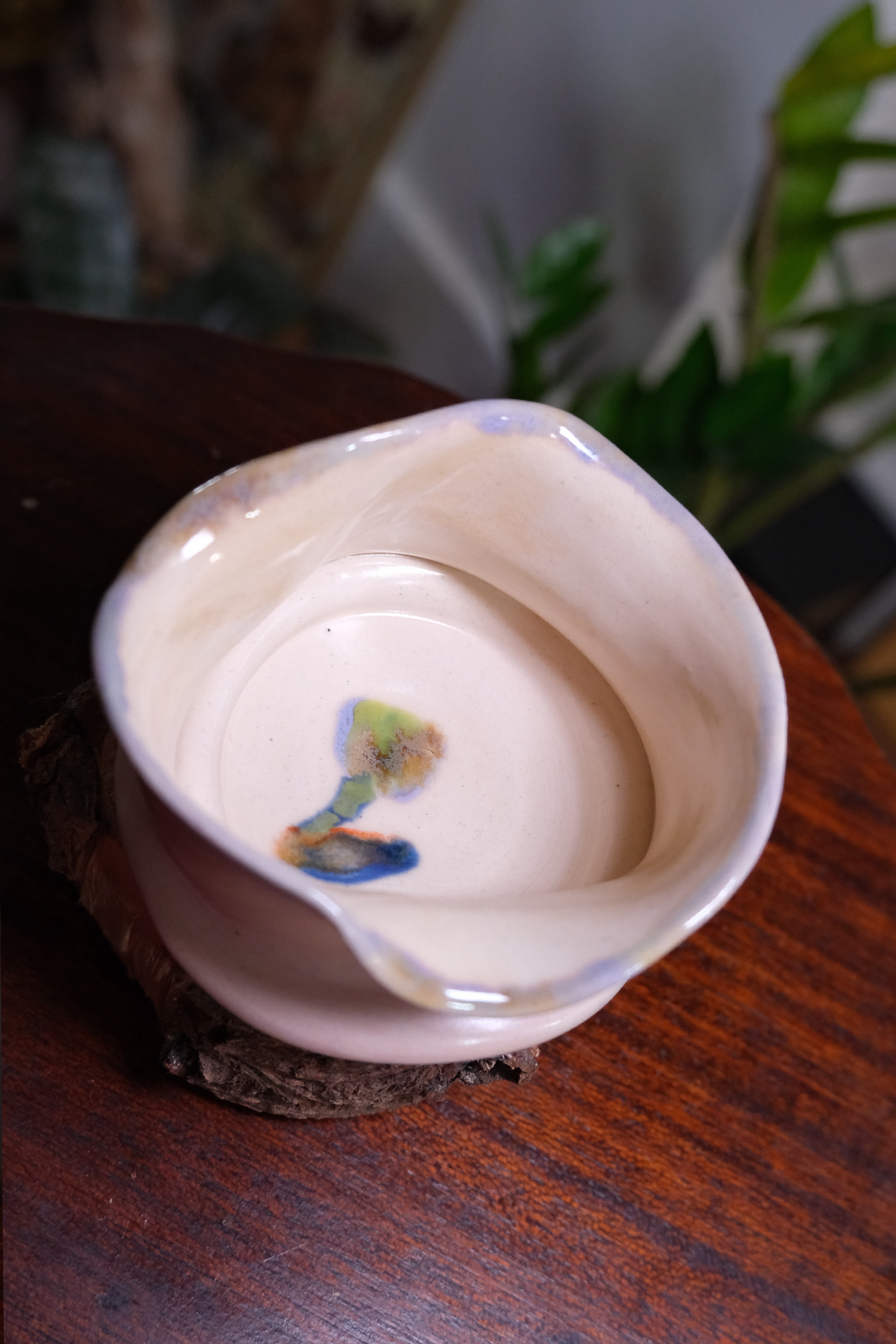 Small flower container called “i see cherry blossom today”