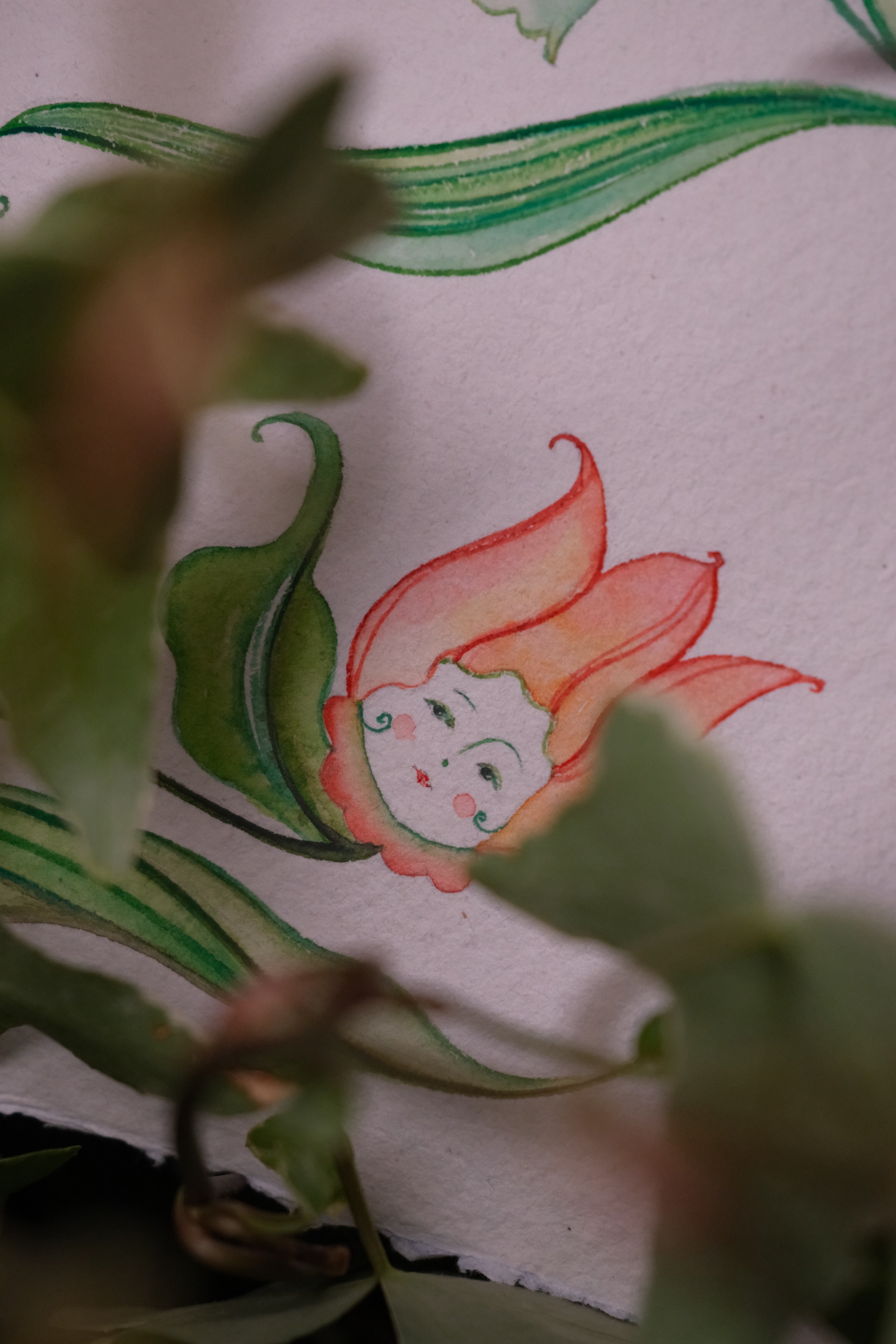 Four sister fairy - Greeting card