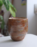 Tea cup called  “pistachio chocolate latte”